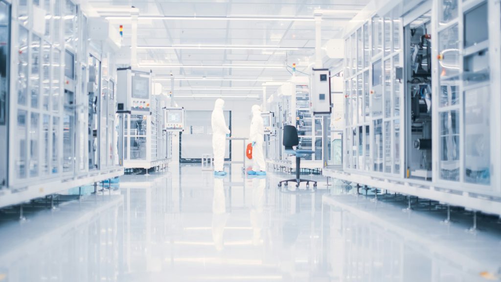Battery production room. // Source: Northvolt